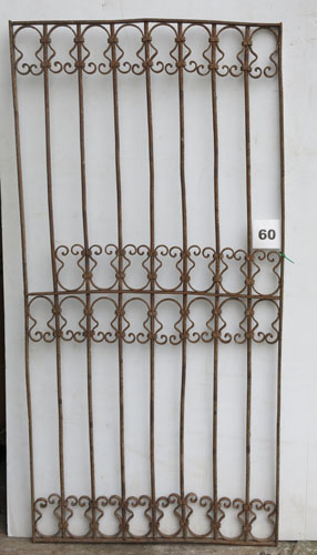 Wrought iron panel